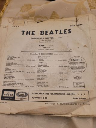 DISCO THE BEATLES Vinilo