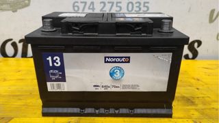 Batería Norauto 70AH 640A