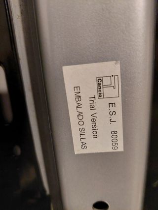 Sillas Cancio.(10% DESCUENTO. )