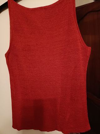 Top rojo talla M/L