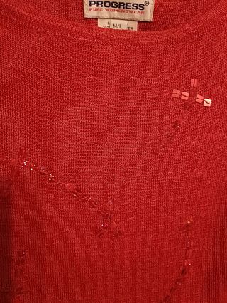 Top rojo talla M/L
