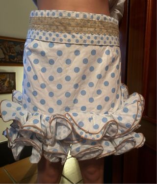 Falfa flamenca con fajin talla 36