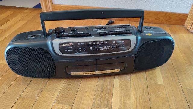 Radio casete doble con radio