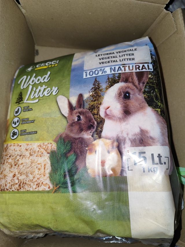 Virutas de abeto para roedores