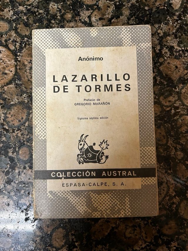 LIBRO LAZARILLO DE TORMES AÑO 79