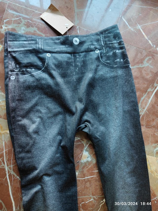 Leggins térmicos tipo vaqueros talla S-M