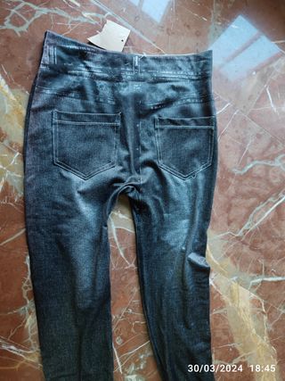Leggins térmicos tipo vaqueros talla S-M