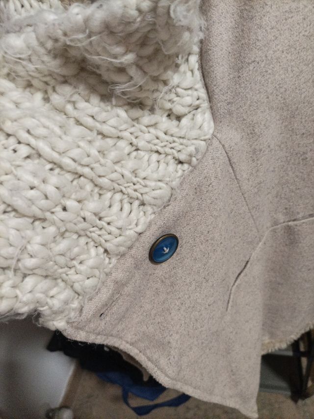 Chaqueta desigual mujer