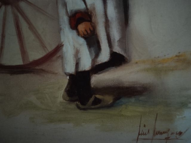 Bonito oleo de luis Márquez