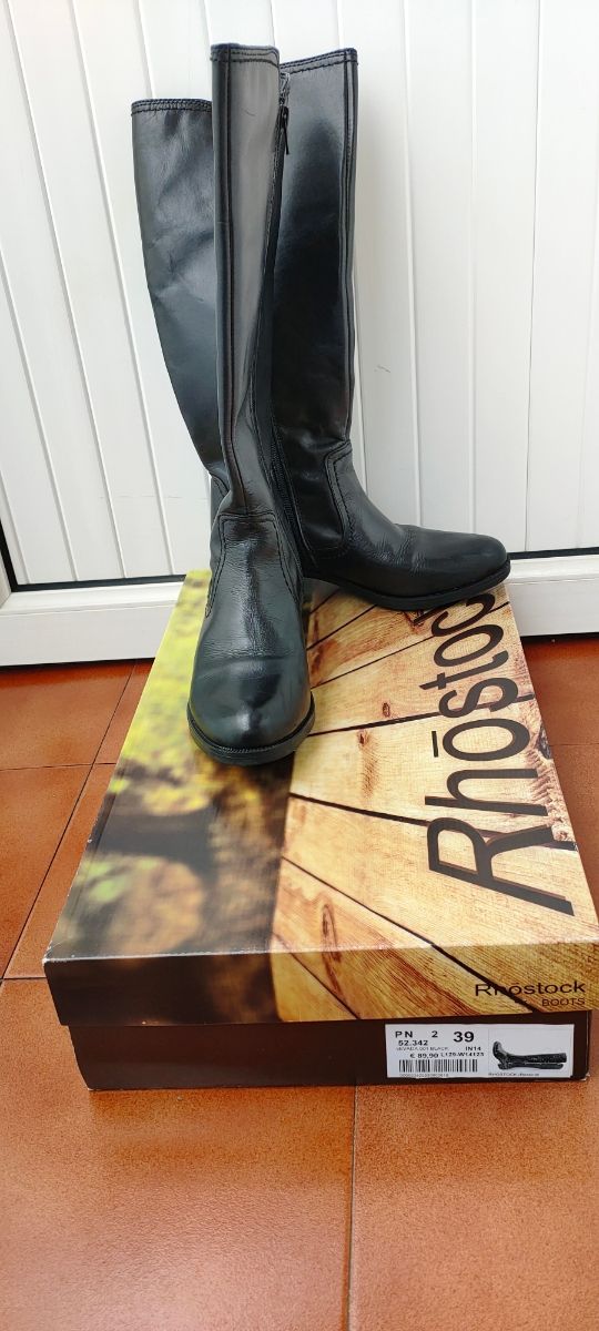 BOTAS TACON ANCHO 39 NEGRAS
