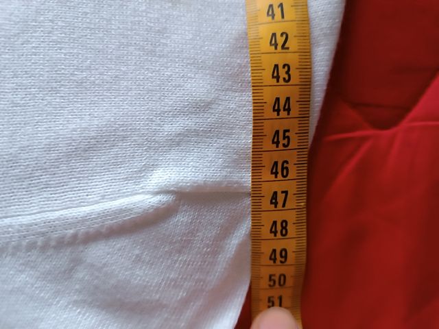 Maglia scollo V bianca