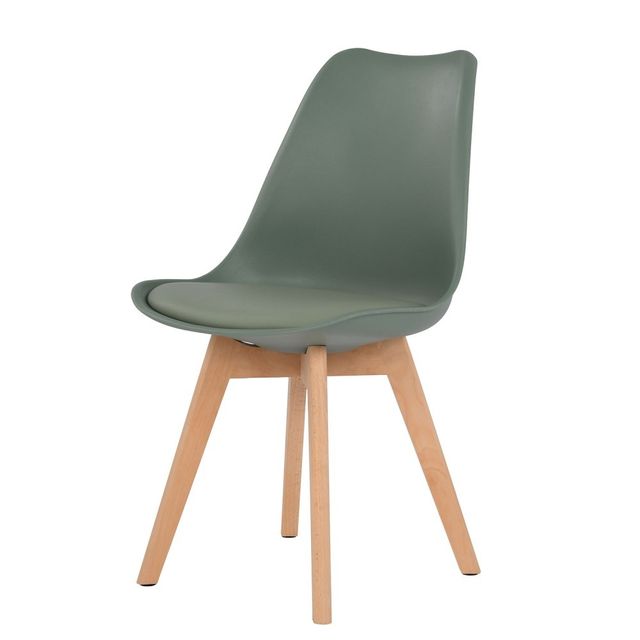 Silla nórdica verde kale