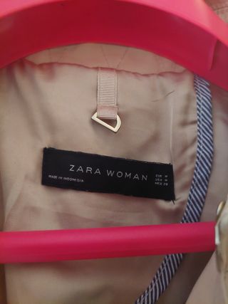 Gabardina Zara Talla M