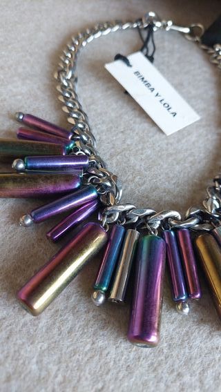 Collar cerámica esmaltada Bimba y Lola