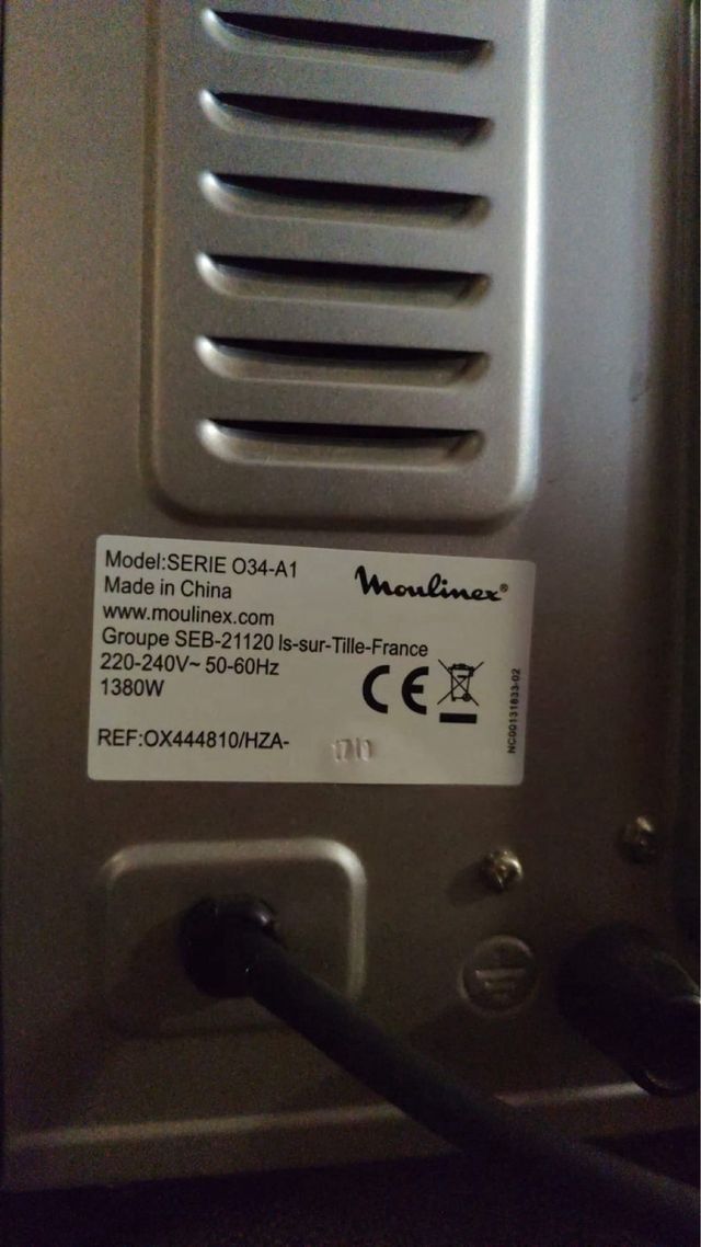 Horno portátil Moulinex 40 l