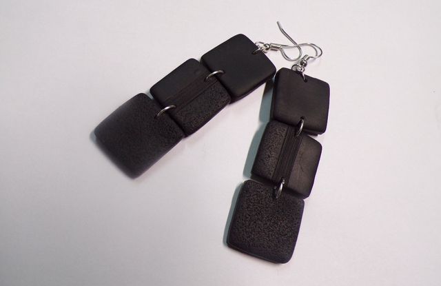 Orecchini in argilla polimerica