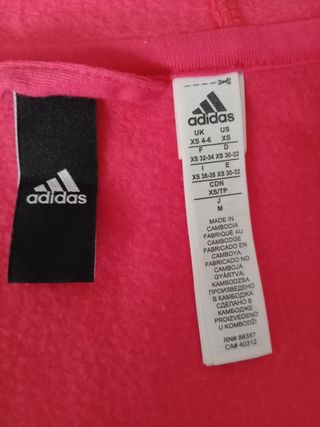 Sudadera forrada 🩷 Xs 🩷 Adidas