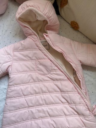 Saco bebé niña 0 a 3 meses+ Buzo de 3 a 6 meses