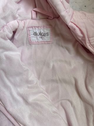 Saco bebé niña 0 a 3 meses+ Buzo de 3 a 6 meses