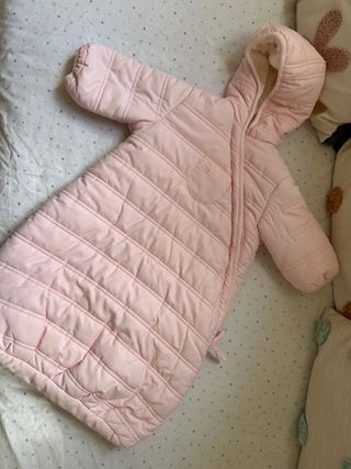 Saco bebé niña 0 a 3 meses+ Buzo de 3 a 6 meses
