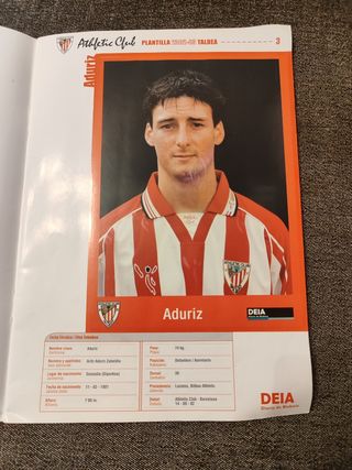 Plantilla Athletic en Cromos grandes