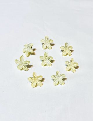 Accessorize - 8 Pinzas flor de tiaré NUEVAS