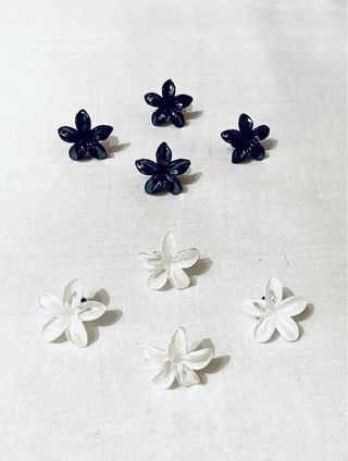 Accessorize - 8 Pinzas flor de tiaré NUEVAS