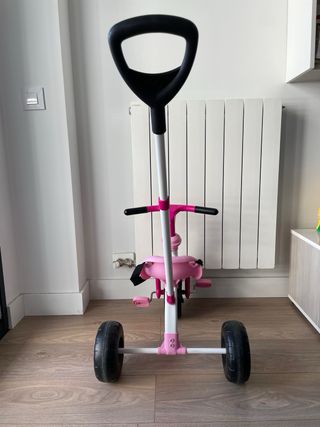 Triciclo rosa 2 en 1 feber