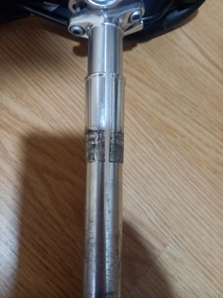 Sillín, tija, 25cm diámetro exterior tubo