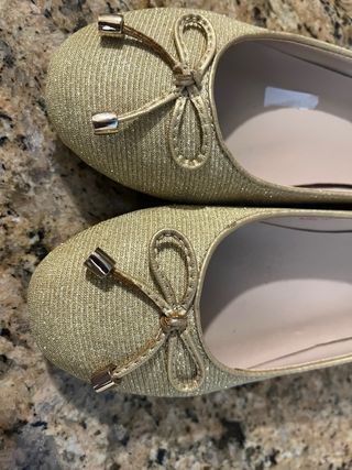 Zapatos mujer dorados n 37