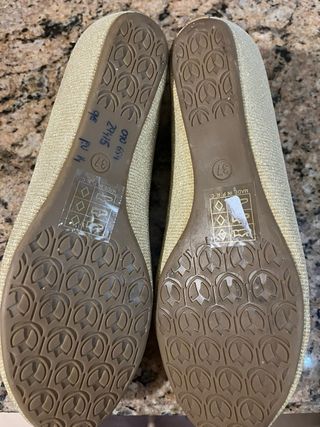 Zapatos mujer dorados n 37