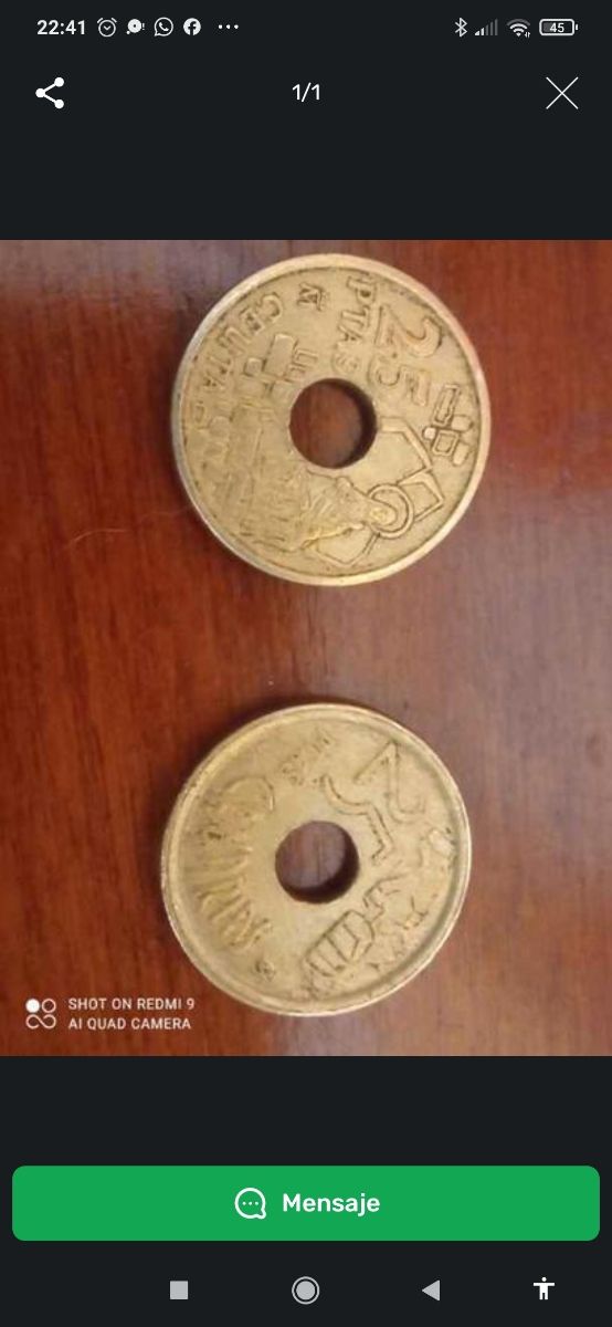 Monedas pesetas
