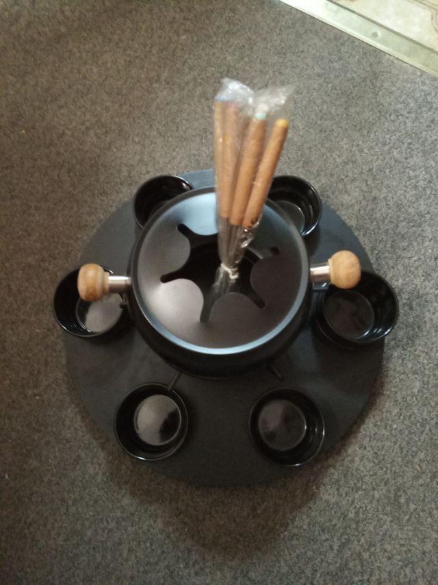 Fondue para seis personas.