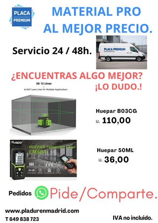 Nivel laser profesional Huepar(Decuento 10%)3dx3