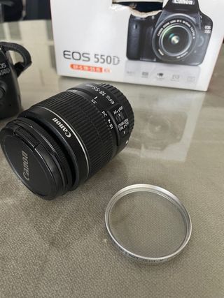 Canon 550D + objetivo 18-55mm