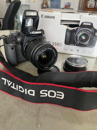 Canon 550D + objetivo 18-55mm