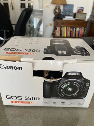 Canon 550D + objetivo 18-55mm