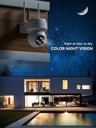 *Cámara Vigilancia WiFi Exterior/Interior 2K 360°*