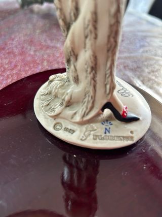 Lampada da tavolo in porcellana