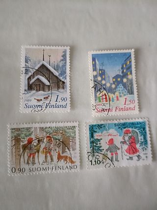 LOTE SELLOS ANTIGUOS 150 FINLANDIA