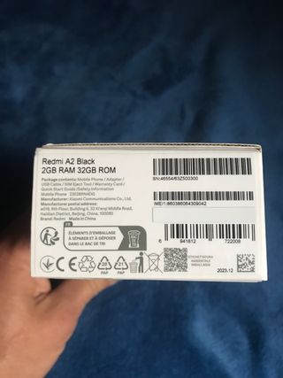 movil xiaomi redmi a2 black 2gb ram 32 gb rom