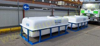 DEPOSITOS PARA TRANSPORTE DE AGUA 3000 LITROS