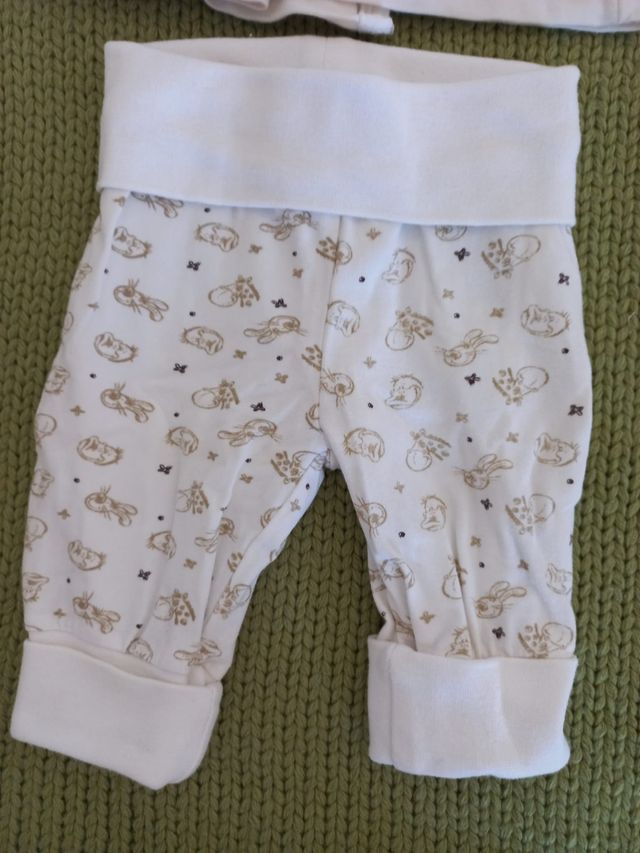 Pijama 4 piezas bebe 1-2 mese (56cm)