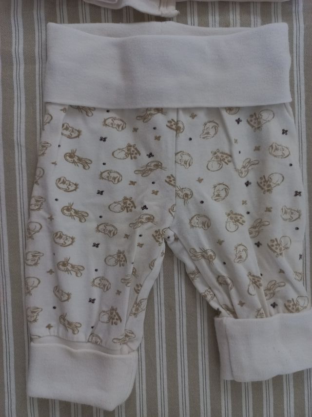 Pijama 4 piezas bebe 1-2 mese (56cm)