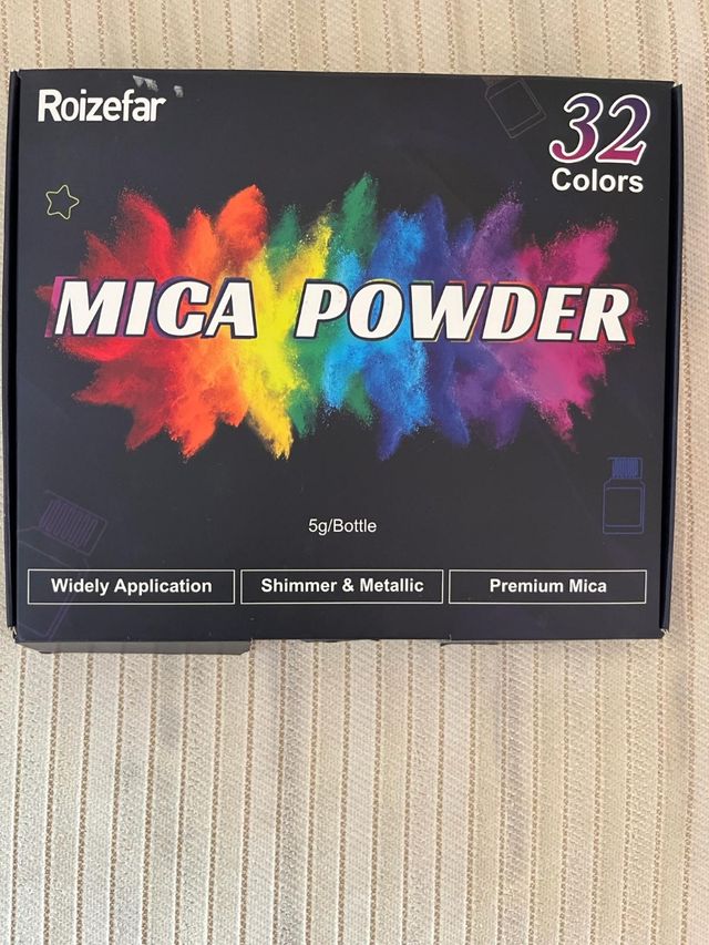 32 polveri di mica per resina, candele e altro
