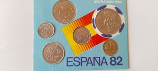 Set MONEDAS MUNDIAL 82