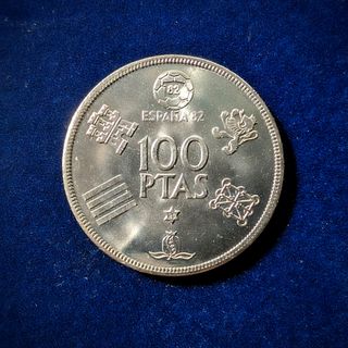 Moneda 100 pesetas (España '82 1980*80)