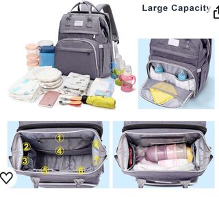 Bolso mochila cambiador bebé