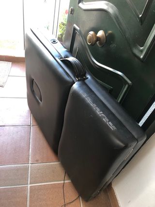 Camilla para masaje plegable Negra