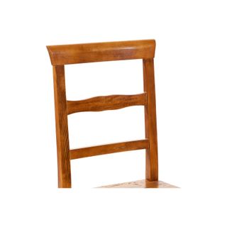 Sedia da Pranzo Country in Legno di Faggio e Tigli